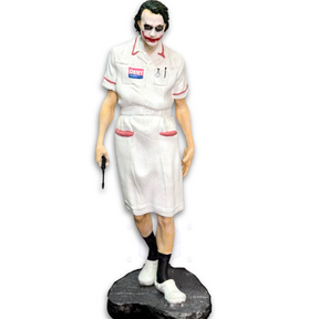Action Figure Boneco Coringa Joker Enfermeira Grande 35cm de luxo  pintado a mão Pronta Entrega