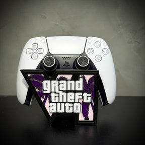 Suporte Premium para Controle Playstation/xbox GTA 6 , de luxo  pintado a mão +CHAVEIRO DE BRINDE Pronta Entrega