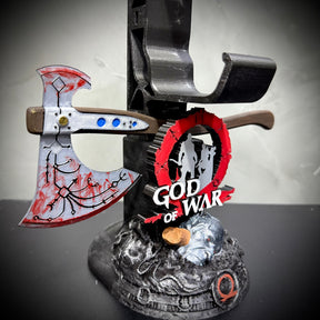 Suporte Premium Duplo Para Controle Ps5/ Ps4 e Xbox  God of War de luxo  pintado a mão + CHAVEIRO DE BRINDE Pronta Entrega
