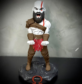 Suporte Premium Para Controle de Playstation e Xbox Kratos de luxo  pintado a mão Pronta Entrega com chaveiro de brinde