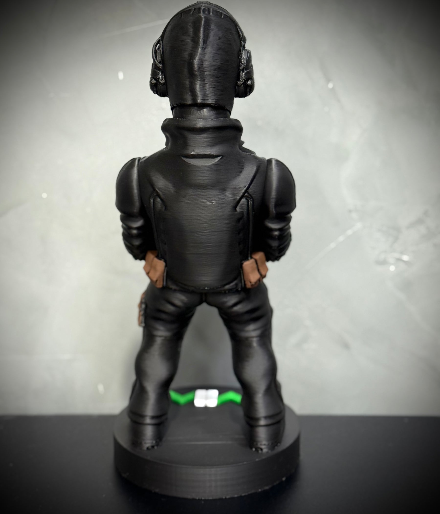 Suporte Premium Para Controle de Playstation e Xbox Ghost Call of Duty de luxo  pintado a mão Pronta Entrega com chaveiro de brinde