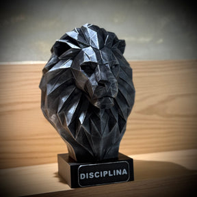 Kit 3 Bustos Premium Decorativos Leão Disciplina, Lobo Execução, Aguia Foco, de Luxo pintados a mão, Pronta entrega