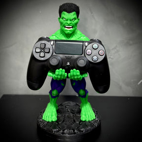 Suporte Premium Para Controle de Playstation e Xbox Hulk de luxo  pintado a mão Pronta Entrega com chaveiro de brinde