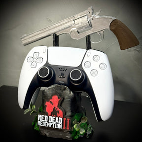 Suporte Premium Para Controle de Playstaion/Xbox Red Dead Redemption 2 Nova Versão  pintado a mão +CHAVEIRO DE BRINDE Pronta Entrega