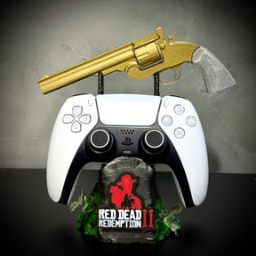 Suporte Premium Para Controle de Playstaion/Xbox Red Dead Redemption 2 Nova Versão  pintado a mão +CHAVEIRO DE BRINDE Pronta Entrega
