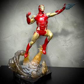 Action Figure Boneco  Homem de ferro ( Iron man)  de luxo pintado a mão Pronta Entrega Peça única