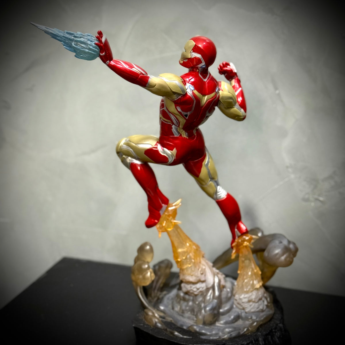 Action Figure Boneco  Homem de ferro ( Iron man)  de luxo pintado a mão Pronta Entrega Peça única
