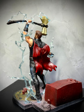 Action Figure Boneco Thor o deus do Trovão ( Vingadores Guerra infinita )  Grande de luxo pintado a mão Pronta Entrega Peça única