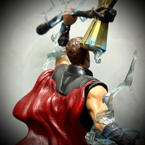 Action Figure Boneco Thor o deus do Trovão ( Vingadores Guerra infinita )  Grande de luxo pintado a mão Pronta Entrega Peça única