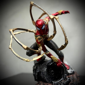 Action Figure Boneco Homem aranha Spider man ( Traje Stark )  Grande de luxo pintado a mão Pronta Entrega Peça única