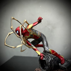 Action Figure Boneco Homem aranha Spider man ( Traje Stark )  Grande de luxo pintado a mão Pronta Entrega Peça única