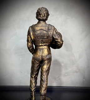 The Eternal Champion – ( Figure Ayrton Senna) Premium Decorativo  de Luxo pintado a mão, robusto  Pronta entrega