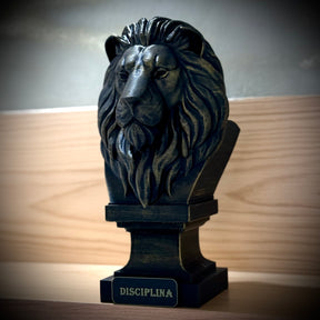 Kit 3 Totens Premium Decorativos Gold, Dourados Leão Disciplina, Lobo Execução, Aguia Foco, de Luxo pintados a mão, Pronta entrega