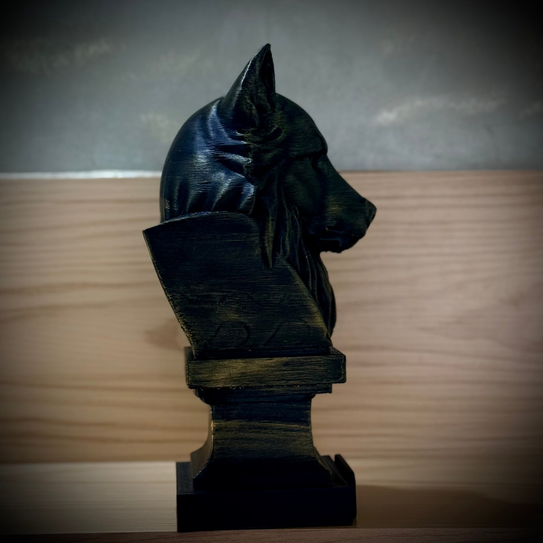 Kit 3 Totens Premium Decorativos Gold, Dourados Leão Disciplina, Lobo Execução, Aguia Foco, de Luxo pintados a mão, Pronta entrega