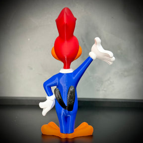 O Pica Pau– ( Figure decorativa estilo Cartoon) Premium de Luxo pintado a mão, Pronta entrega