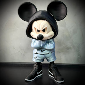 O Mickey Bolado Streetwise  – ( Figure decorativa estilo Cartoon) Premium de Luxo a mão, Pronta entrega