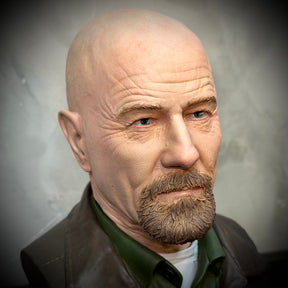Action Figure Busto Walter White 1/4 (Breaking Bad)  de luxo Resina pintado a mão Híper Realista Pronta Entrega Peça única