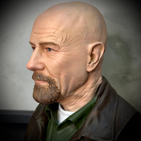 Action Figure Busto Walter White 1/4 (Breaking Bad)  de luxo Resina pintado a mão Híper Realista Pronta Entrega Peça única