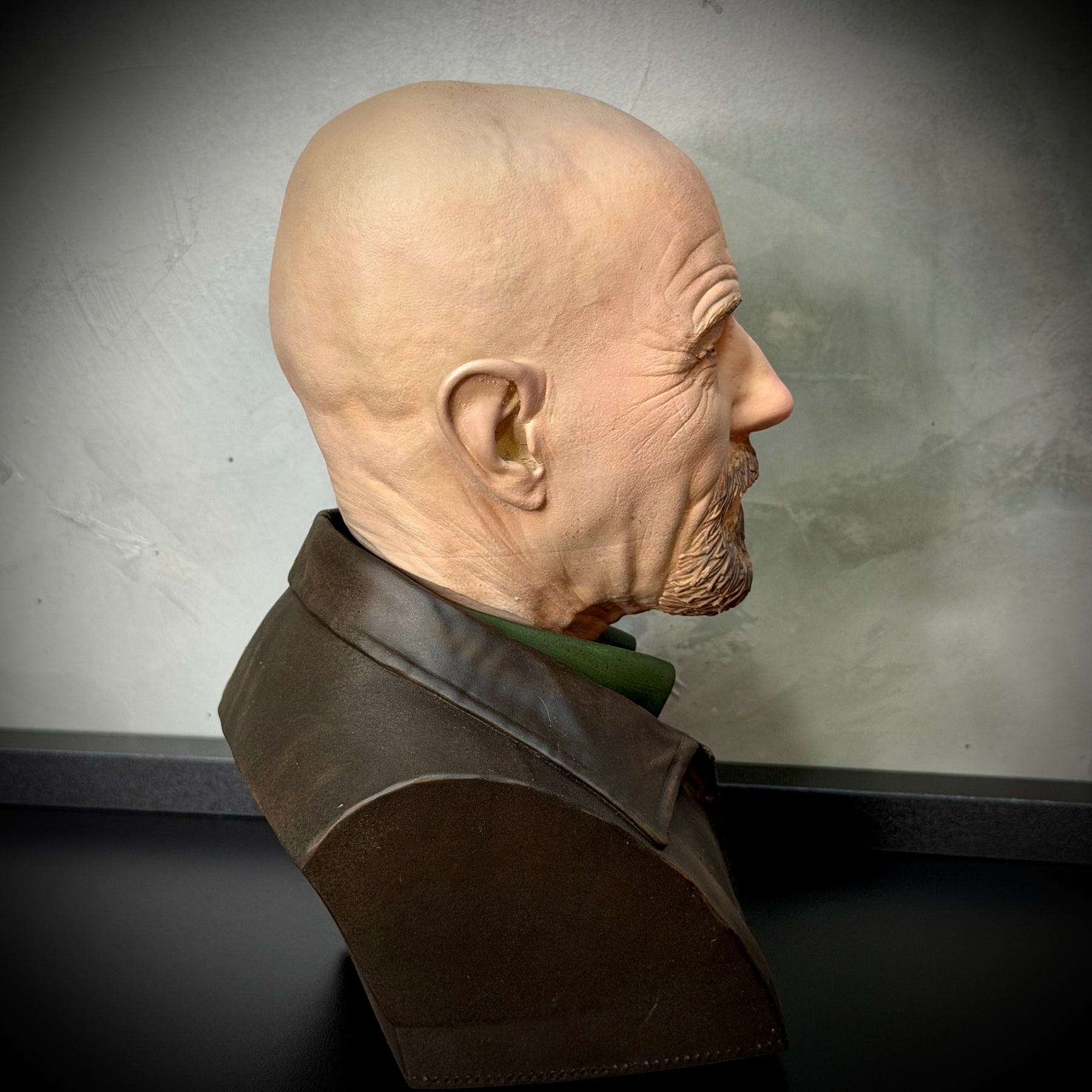 Action Figure Busto Walter White 1/4 (Breaking Bad)  de luxo Resina pintado a mão Híper Realista Pronta Entrega Peça única