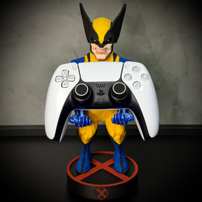 Suporte Premium Para Controle de Playstation e Xbox Wolwerine de luxo  pintado a mão Pronta Entrega com chaveiro de brinde