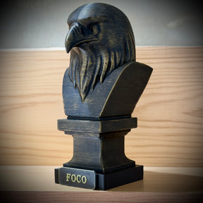 Kit 3 Totens Premium Decorativos Gold, Dourados, Aguia Foco, Tigre Força, Leão Fé de Luxo pintados a mão, Pronta entrega