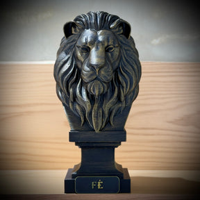 Kit 3 Totens Premium Decorativos Gold, Dourados, Aguia Foco, Tigre Força, Leão Fé de Luxo pintados a mão, Pronta entrega