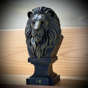 Kit 3 Totens Premium Decorativos Gold, Dourados, Aguia Foco, Tigre Força, Leão Fé de Luxo pintados a mão, Pronta entrega