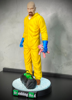 The Breaking Man – ( Figure Walter White Breaking Bad) Premium Decorativo  de Luxo pintado a mão, robusto  Pronta entrega