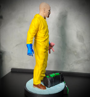 The Breaking Man – ( Figure Walter White Breaking Bad) Premium Decorativo  de Luxo pintado a mão, robusto  Pronta entrega