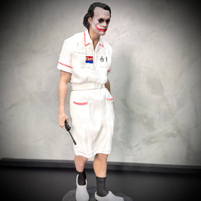 Action Figure Premium Boneco Coringa ( Heath Ledger Joker) Enfermeira Grande 35cm de luxo  pintado a mão Pronta Entrega