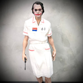 Action Figure Premium Boneco Coringa ( Heath Ledger Joker) Enfermeira Grande 35cm de luxo  pintado a mão Pronta Entrega