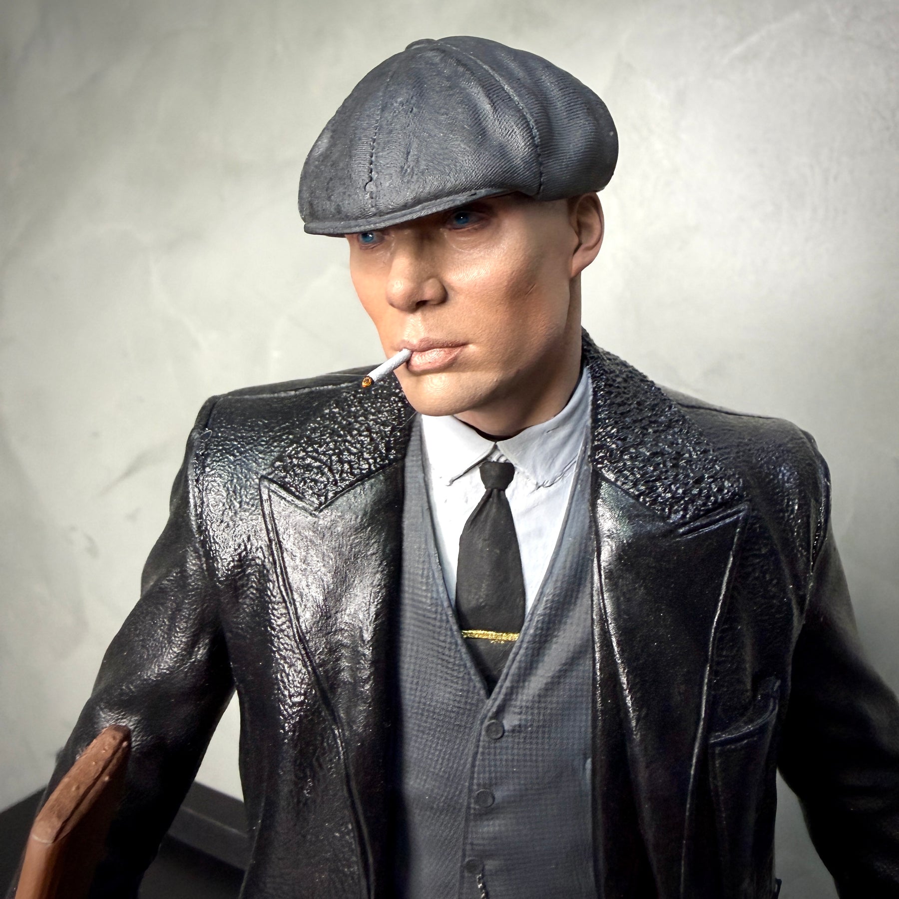 Action Figure Premium Thomas shelby ( Cillian Murphy) 1/6 Robusto 32 cm de luxo  pintado a mão Resina Encomenda