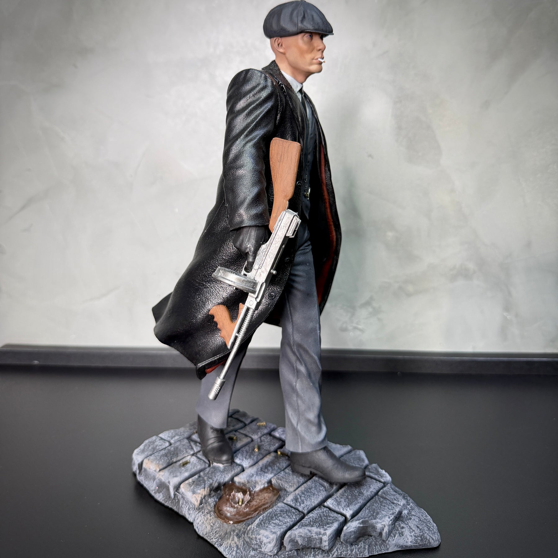 Action Figure Premium Thomas shelby ( Cillian Murphy) 1/6 Robusto 32 cm de luxo  pintado a mão Resina Encomenda