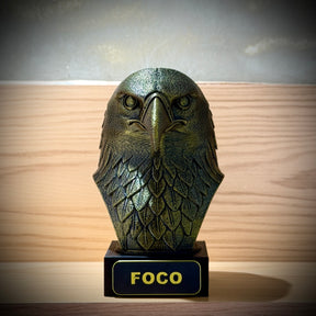 Kit 3 Bustos Premium Decorativos Leão Disciplina, Lobo Execução, Aguia Foco, de Luxo pintados a mão, Pronta entrega