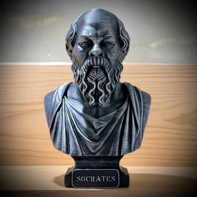 The Big Three – Kit 3 Bustos  Sócrates, Platão & Aristóteles Premium Decorativo  de Luxo pintado a mão, Pronta entrega