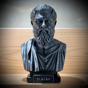 The Big Three – Kit 3 Bustos  Sócrates, Platão & Aristóteles Premium Decorativo  de Luxo pintado a mão, Pronta entrega