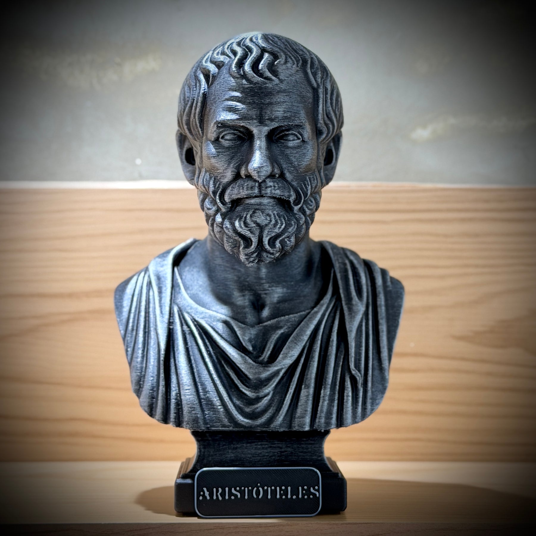 The Big Three – Kit 3 Bustos  Sócrates, Platão & Aristóteles Premium Decorativo  de Luxo pintado a mão, Pronta entrega