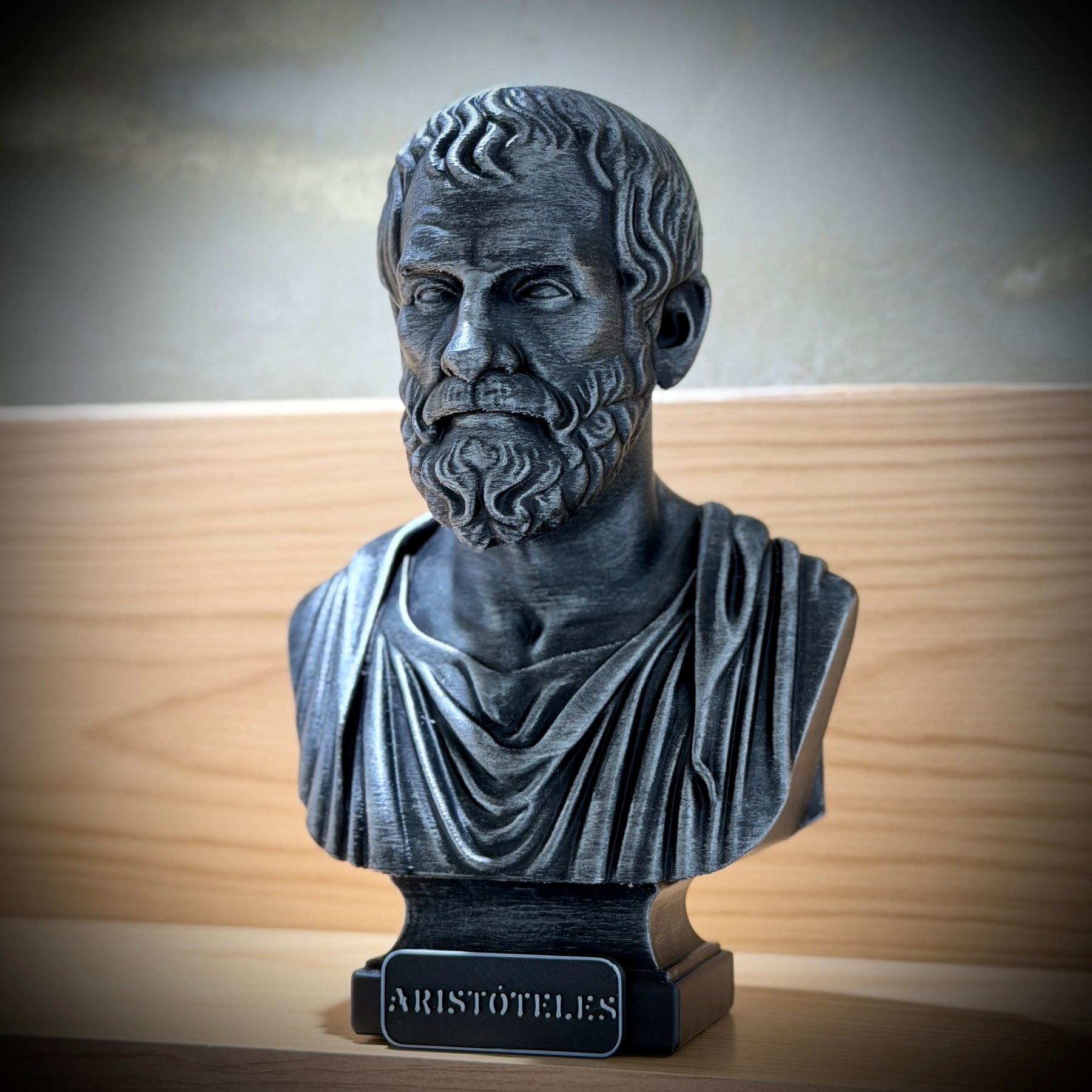 The Big Three – Kit 3 Bustos  Sócrates, Platão & Aristóteles Premium Decorativo  de Luxo pintado a mão, Pronta entrega