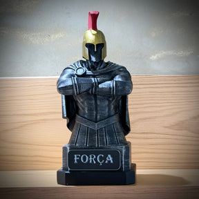 Kit 3 Bustos The Spartan Honor – Os Três Espartanos: Força, Honra e Coragem Premium Decorativo  de Luxo pintado a mão, Pronta entrega