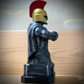 Kit 3 Bustos The Spartan Honor – Os Três Espartanos: Força, Honra e Coragem Premium Decorativo  de Luxo pintado a mão, Pronta entrega