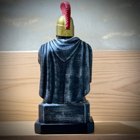 Kit 3 Bustos The Spartan Honor – Os Três Espartanos: Força, Honra e Coragem Premium Decorativo  de Luxo pintado a mão, Pronta entrega