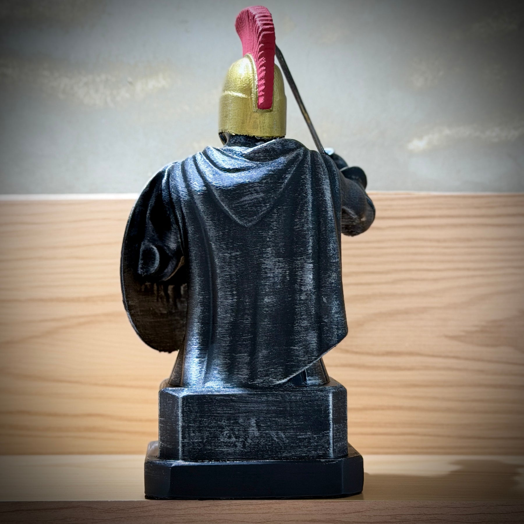 Kit 3 Bustos The Spartan Honor – Os Três Espartanos: Força, Honra e Coragem Premium Decorativo  de Luxo pintado a mão, Pronta entrega