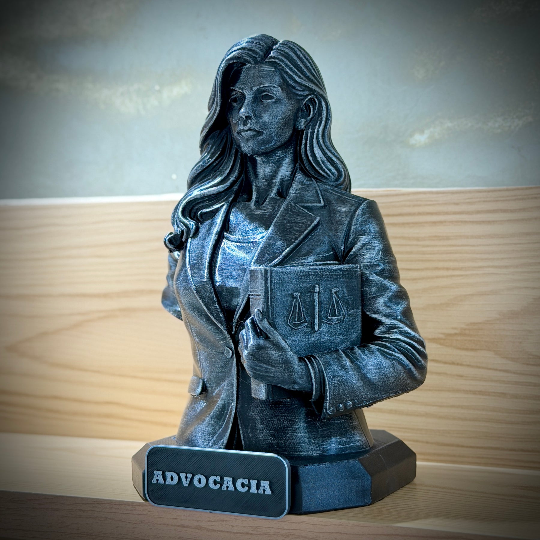 The Lawyer Legacy ( Figure decorativa Profissoes: Advogado (a)  Premium Decorativo  de Luxo pintado a mão, Pronta entrega