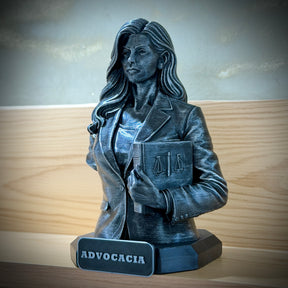 The Lawyer Legacy ( Figure decorativa Profissoes: Advogado (a)  Premium Decorativo  de Luxo pintado a mão, Pronta entrega