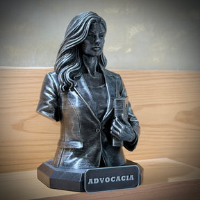 The Lawyer Legacy ( Figure decorativa Profissoes: Advogado (a)  Premium Decorativo  de Luxo pintado a mão, Pronta entrega