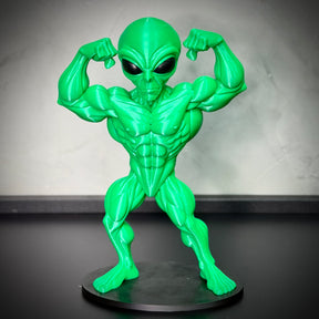 The Bodybuilder Alien – (Figure ET Bombado)Premium de Luxo a mão, Pronta entrega Limitado