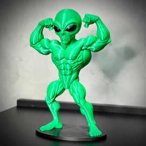 The Bodybuilder Alien – (Figure ET Bombado)Premium de Luxo a mão, Pronta entrega Limitado