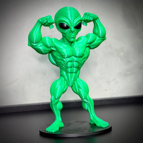 The Bodybuilder Alien – (Figure ET Bombado)Premium de Luxo a mão, Pronta entrega Limitado