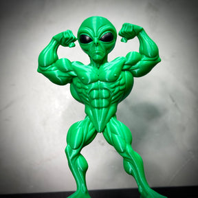 The Bodybuilder Alien – (Figure ET Bombado)Premium de Luxo a mão, Pronta entrega Limitado