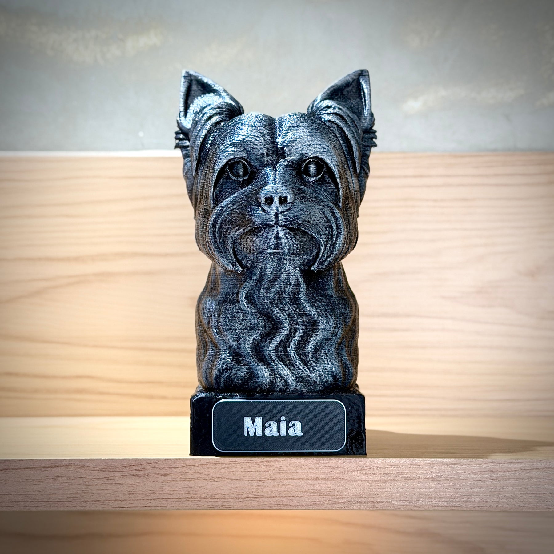 The Real love Bust🐶❤️ ( busto pet nome personalizado) Arte Premium Decorativa  de Luxo Pintada a Mão